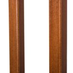 Poarta de siguranta Safety Gate pentru scari, ajustabila 111-117 cm, din otel si lemn, negru maro Mob360 - imagine 3