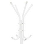 Cuier tip pom metalic , 12 agatatoare, 177cm, alb Mob360 - imagine 5