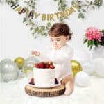 Set 50 baloane pentru petrecere, 40cm, alb, auriu, verde menta Mob360 - imagine 5