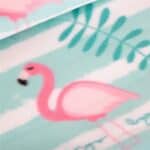 Patura pentru picnic sau plaja, cu folie izolatoare si maner, 200x200cm, flamingo, verde roz Mob360 - imagine 5