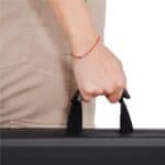 Masa dreptunghiulara pliabila multifunctionala, 180x75x75cm, neagra Mob360 - imagine 5