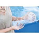 Lampa plutitoare cu LED pentru piscina Bestway FloatBright, 4 culori, 7 moduri, functionare cu 3 baterii AA Mob360 - imagine 6