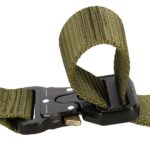Curea centura Tactical Combat pentru barbati 3.5 x 125 cm, rezistent, verde Mob360 - imagine 5