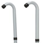 Scara universala din otel pentru trambuline, 2 trepte, 90cm Mob360 - imagine 6