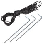 Cort plaja si picnic semi-deschis , protectie UV, 200x120x95cm, rosu Mob360 - imagine 7