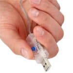 Ghirlanda luminoasa tip perdea 200 LED-uri, 2x2m, pentru interior, alimentare USB, alb Mob360 - imagine 7