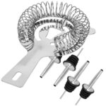 Set Cocktail Shaker Kit pentru barmani 750ml, KI25, suport bambus, 12 piese Mob360 - imagine 6