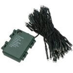 Instalatie lumini de exterior pentru gradina, 5 metri, 50 LED-uri, cu baterii, alb Mob360 - imagine 6