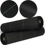 Folie agrotextil, mulcire, antiburuieni, filtru UV, 50 x 0.8metri, 70g/m2, negru Mob360 - imagine 7