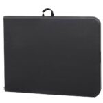 Masa dreptunghiulara pliabila multifunctionala, 180x75x75cm, neagra Mob360 - imagine 6