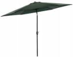 Umbrela terasa gradina, cu inclinare si husa, 300cm, Verde Mob360 - imagine 5