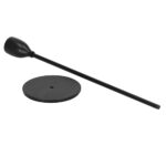 Set 3 suporturi de lumanare din metal, 23, 28 si 33cm, negru Mob360 - imagine 7