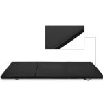 Saltea fitness groasa pentru antrenamente gimnastica, pliabila, PVC, 180x60x5cm, negru Mob360 - imagine 6