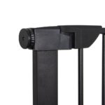 Poarta de siguranta Safety Gate pentru scari, ajustabila 75-82 cm, din otel, neagra Mob360 - imagine 6