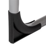 Sezlong pliabil cu parasolar, 188x57x38cm, sarcina 120kg, crem Mob360 - imagine 5