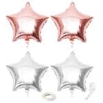 Set 53 baloane si decoratiuni Aniversare Majorat 18 Ani, negru roz Mob360 - imagine 7