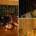 Ghirlanda luminoasa tip perdea 200 LED-uri, 2x2m, pentru interior, alimentare USB, alb cald (galben) Mob360 - imagine 6