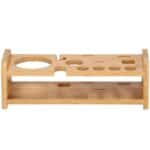 Set Cocktail Shaker Kit pentru barmani 750ml, KI11, suport bambus, 14 piese Mob360 - imagine 8