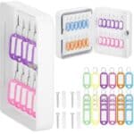 Cutie metalica din otel pentru 48 chei, echipata, 25x20x7.5cm, alba Mob360 - imagine 7