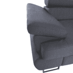 Set canapea cu spaţiu de depozitare, gri, dreapta, BUTON R - imagine 4