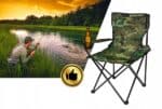 Scaun pliabil camping sau pescuit , suport pahar, camuflaj Mob360 - imagine 7
