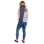 Scaun pliabil camping sau pescuit , cu suport pahar, albastru inchis Mob360 - imagine 9