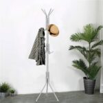 Cuier pentru haine, tip pom, cu 12 carlige, 173 cm, gri Mob360 - imagine 9