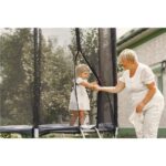 Plasa de siguranta si protectie pentru trambuline, 305cm cu 8 stalpi exteriori Mob360 - imagine 5