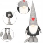 Figurina Craciun, Spiridus, picioare telescopice, inaltime extensibila 82-130cm Mob360 - imagine 9