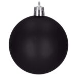 Set globuri de Craciun, 36 bucati, 3 modele, 3cm, negru Mob360 - imagine 7