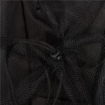 Cos de rufe cu 3 compartimente, cadru aluminiu, 68x40x60cm, 146 litri, negru Mob360 - imagine 8