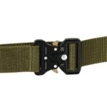 Curea centura Tactical Combat pentru barbati 3.5 x 125 cm, rezistent, verde Mob360 - imagine 8