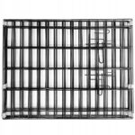 Tarc pentru animale de companie, din fier, forma configurabila, cu usa de acces, XL, 120x120x47cm, negru Mob360 - imagine 8