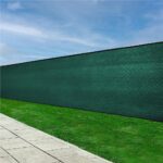 Plasa umbrire si intimitate pentru gard, 1.5m latime, 10m lungime, 140g densitate, verde Mob360 - imagine 9