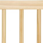 Poarta de siguranta Safety Gate pentru scari, ajustabila, din lemn cu structura otel, 75-82cm, negru maro Mob360 - imagine 6