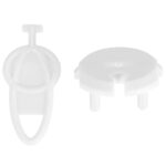 Set 12 protectii pentru prize copii, deblocare cu cheie, 35mm, alb Mob360 - imagine 9