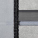 Pantofar din material textil, portabil, cu rafturi, 60x28x168cm, gri Mob360 - imagine 9