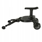 Platforma pentru carucior 55x33x36 cm, cu sezut pentru al doilea copil, montaj rapid, compatibilitate universala, neagra Mob360 - imagine 9