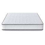 Saltea cu arcuri si husa de protectie, 7 zone confort, duritate H3 medie, inaltime 24 cm, alb, 180x200 cm Mob360