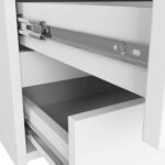 Comoda cu 6 sertare, PAL laminat, 100x35x57 cm, alb mat Mob360 - imagine 5