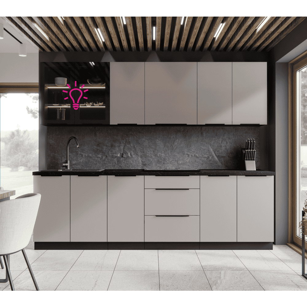 Akora-260-ziar Iluminat cu LED-uri, 4 puncte, alb, ARAKA/MENZO/SIBER - imagine 1