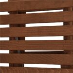 Set mobilier balcon sau terasa din lemn de fag, pliabil, masa 52x51x65 cm si 2 scaune, maro inchis Mob360 - imagine 8