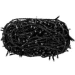 Instalatie luminoasa LED exterior/interior, 1000 LED-uri alb rece cu flash albastru, 80 m, lumina constanta + flash, IP44, conectabila Mob360 - imagine 2