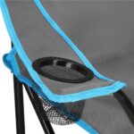 Set masa pliabila cu 2 scaune, structura metalica, husa transport, 47x47x45 cm, gri Mob360 - imagine 7