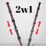 Bara multifunctionala 2in1 cu arcuri, extensie si presare, 104x6 cm Mob360 - imagine 2