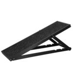 Rampa pentru caini si pisci cu 3 nivele de reglare 42-59cm, antiderapanta, lungime 103cm, negru Mob360 - imagine 3