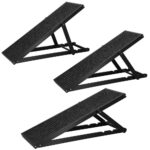 Rampa pentru caini si pisci cu 3 nivele de reglare 42-59cm, antiderapanta, lungime 103cm, negru Mob360 - imagine 5