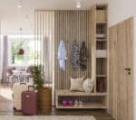 Riflaj perete despartitor MDF, LDA PREMIUM, Stejar Saragossa, 275x58 cm Mob360 - imagine 4