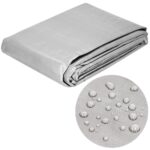 Prelata din polietilena impermeabila laminata, 130g/m2, 5x4 m, gri Mob360 - imagine 5