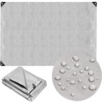 Prelata din polietilena impermeabila laminata, 160g/m2, 6x8 m, gri Mob360 - imagine 5